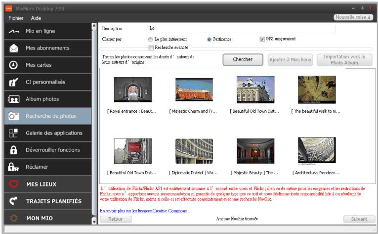 MIO MIVUE 792 - Recherche de photos - 1