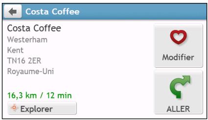 MIO MIVUE 792 - Comment faire pour enregistrer un lieu en tant que Mon lieu ou Chez moi? - 2