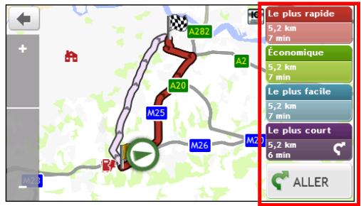 MIO MIVUE 792 - Comment selectionner le type d'itinéraire ? - 1