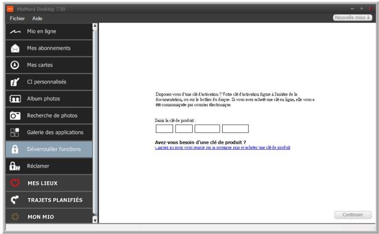 MIO MIVUE 792 - Déverrouiller fonctions - 1