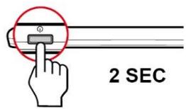 MIO MIVUE 792 - Utilisation du bouton de mise en marche - 3