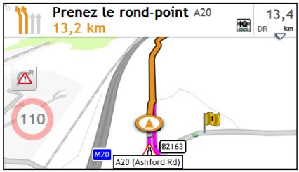 MIO MIVUE 792 - Comment prévisualiser un itinéraire ? - 1