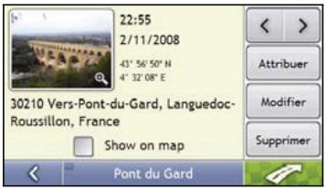 MIO MIVUE DRIVE 60 AUTO - Comment enregistrer une photo NavPix vers un favori ? - 8