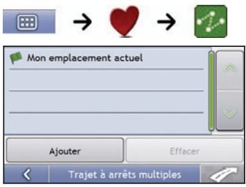 MIO MIVUE DRIVE 60 AUTO - Ouvrez l'écran Trajet à étapes multiples - 1