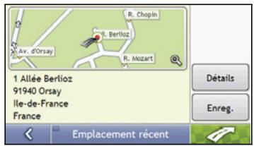 MIO MIVUE DRIVE 60 AUTO - Comment se rendre à un emplacement récent ? - 2