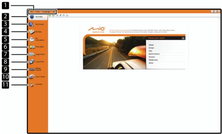 MIO MIVUE DRIVE 60 AUTO - Fonctionnalités de votre produit MioMore Desktop - 1