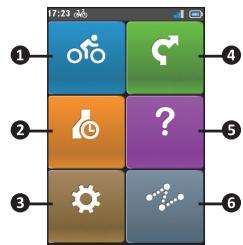 MIO SPIRIT 8670 - Menu principal - 1