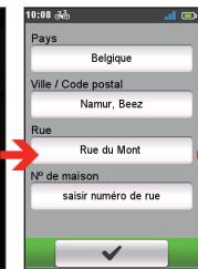 MIO SPIRIT 8670 - Configurer l'emplacement de votre domicile - 2