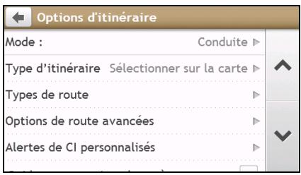 MIO 5207 LM POIDS-LOURDS - Options d'itinéraire - 1