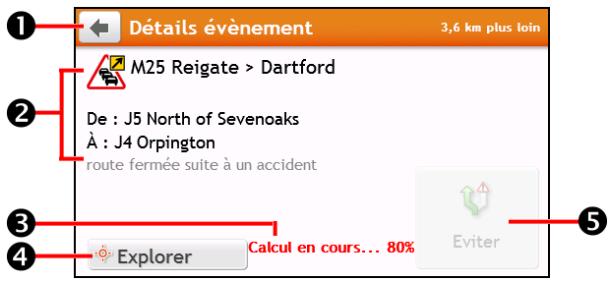 MIO 5207 LM POIDS-LOURDS - Comment faire pour visualiser les détails du traffic ? - 1