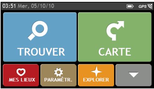 MIO 5207 LM POIDS-LOURDS - Menu principal - 1