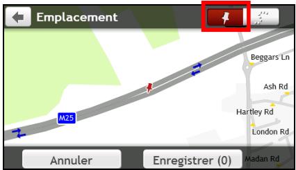 MIO 5207 LM POIDS-LOURDS - Comment faire pour capturer les coordonnées GPS de mon endroit ? - 1