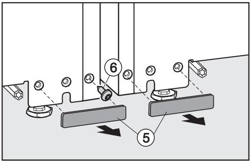 MIELE FNS37402I - Étapes de montage sur les faces avant des appareils - 4