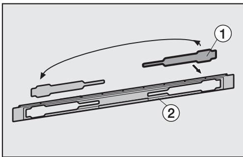 MIELE FNS37402I - Installation de l'amortisseur de porte : - 1