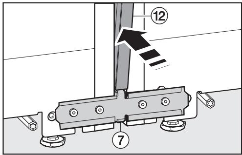 MIELE FNS37402I - Étapes de montage sur les faces avant des appareils - 2