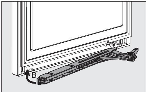 MIELE FNS37402I - Installation de l'amortisseur de porte : - 2