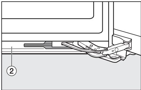 MIELE FNS37402I - Installation de l'amortisseur de porte : - 5