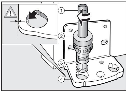 MIELE FNS37402I - Changement de la butée de porte - 1