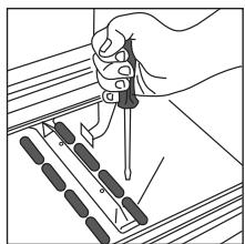 GLEM AS854GX - REGULAÇÃO DO MÍNIMO NO QUEIMADOR DO FORNO E QUEIMADOR GRILL (fig. 22 pág. 14) - 5