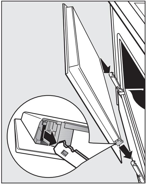 MIELE DGM6301 IN - Remetre la porte - 1