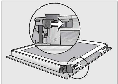 MIELE H2267-1 BP - Désassemblage de la porte - 10