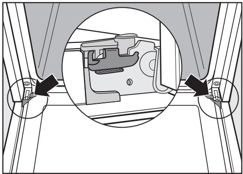MIELE H2267-1 BP - Démontage de la porte - 1