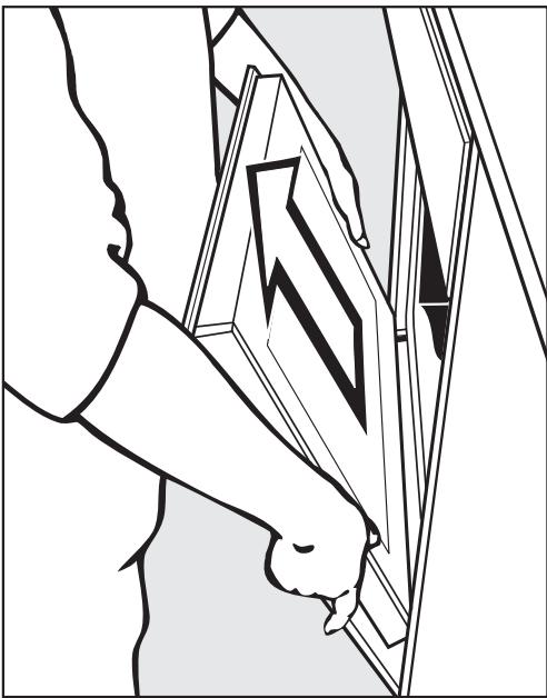 MIELE H2267-1 BP - Démontage de la porte - 3