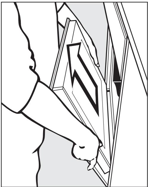 MIELE H7240 BM - Démontage de la porte - 3