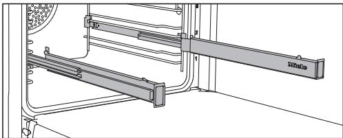 MIELE H7240 BM - Rails télescopiques FlexiClips HFC - 1