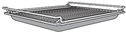 MIELE H6400 BM - Baking tray, universal tray and rack with non-tip safety notches - 4