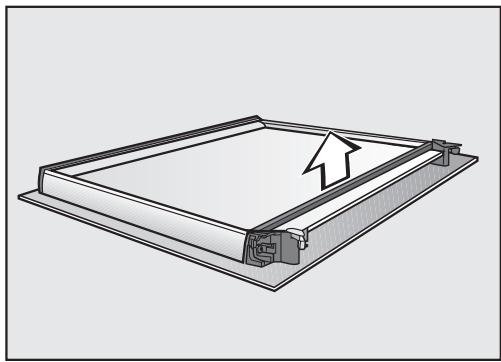 MIELE H6400 BM - Dismantling the door - 3
