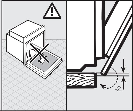 MIELE H6400 BM - Front dimensions - 3