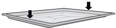 MIELE H6400 BM - Baking tray, universal tray and rack with non-tip safety notches - 1