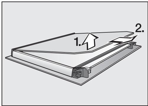 MIELE H6400 BM - Dismantling the door - 2