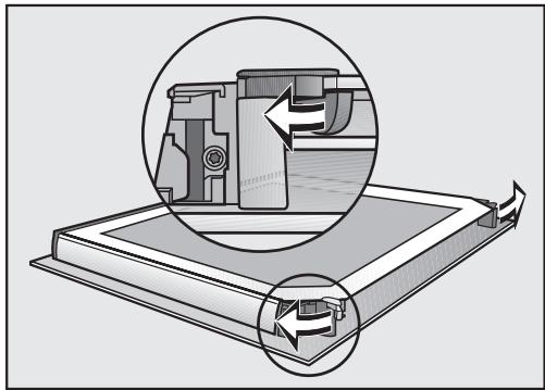 MIELE H6400 BM - Dismantling the door - 1