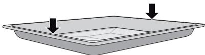 MIELE H6400 BM - Baking tray, universal tray and rack with non-tip safety notches - 2