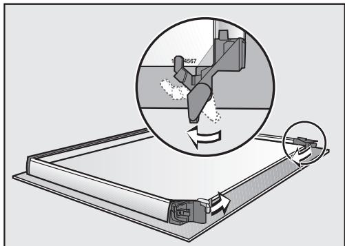 MIELE H6400 BM - Dismantling the door - 6