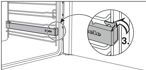 MIELE DGM7340 - Fitting and removing the FlexiClip telescopic runners - 2