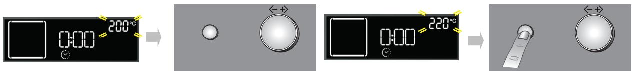 WHIRLPOOL AKZM8670X - INSTellen VAN DE TEMPERATUUR/GRILLVERMOGEN - 1
