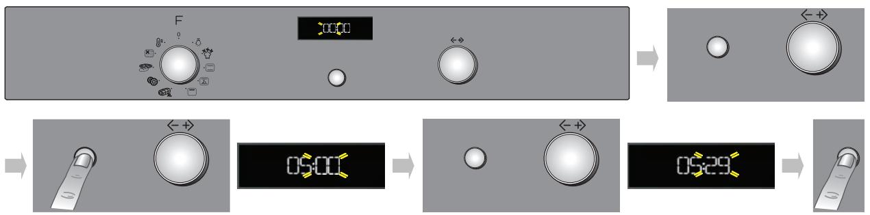 WHIRLPOOL AKZM8670X - STARTING THE OVEN - SETTING THE TIME - 1