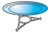 WHIRLPOOL MWF420BL - Plateau tournant en verre - 1
