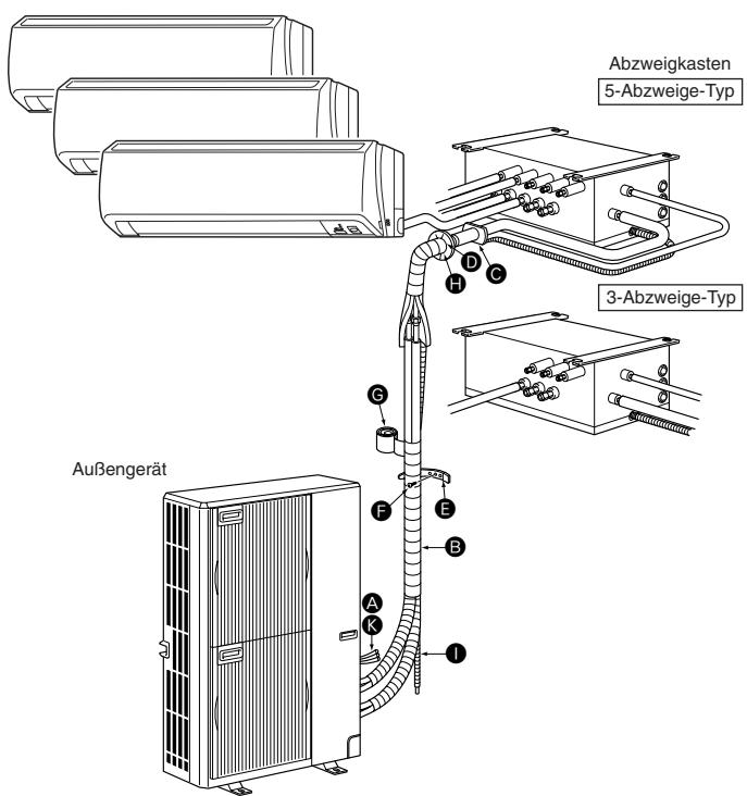 MITSUBISHI MUZ-DM25VA - Installationszeichnung und Teile - 1