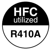 HFC utilized R410A