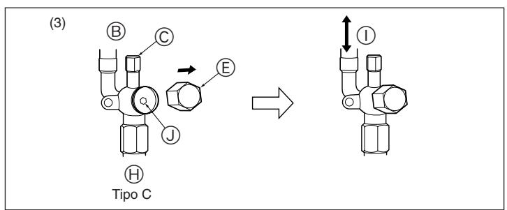 MITSUBISHI MSZ-DM35VA - Collegamento dei tubi (Fig. 5-4) - 3