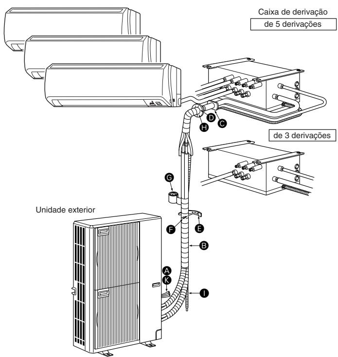 MITSUBISHI MSZ-DM35VA - Diagrama de instalacao e peças - 1