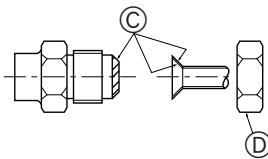 MITSUBISHI MSZ-DM35VA - Installatieprocedure (pijp met 2 aftakkingen (verbinding)) - 3