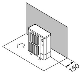 MITSUBISHI MSZ-DM35VA - Installation på et sted med megen blæst - 1