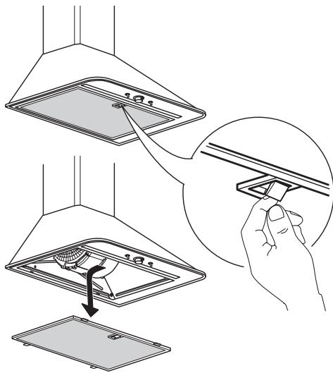 IKEA VARMD - Underhäll av fettfiltret: - 1