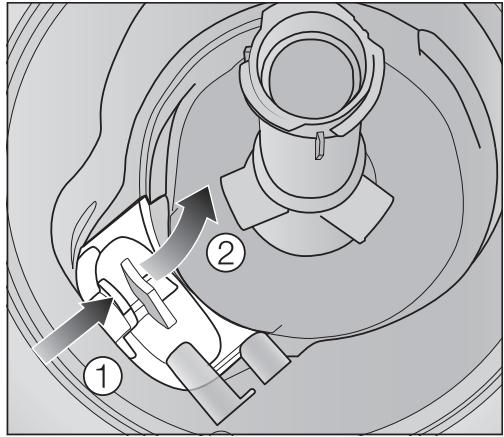 MIELE G 7360 SCVI - Nettoyage de la pompe de vi- dange - 1