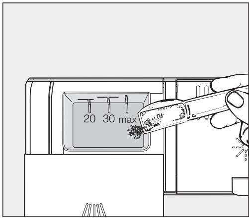 MIELE G 7360 SCVI - Doser le détergent - 2